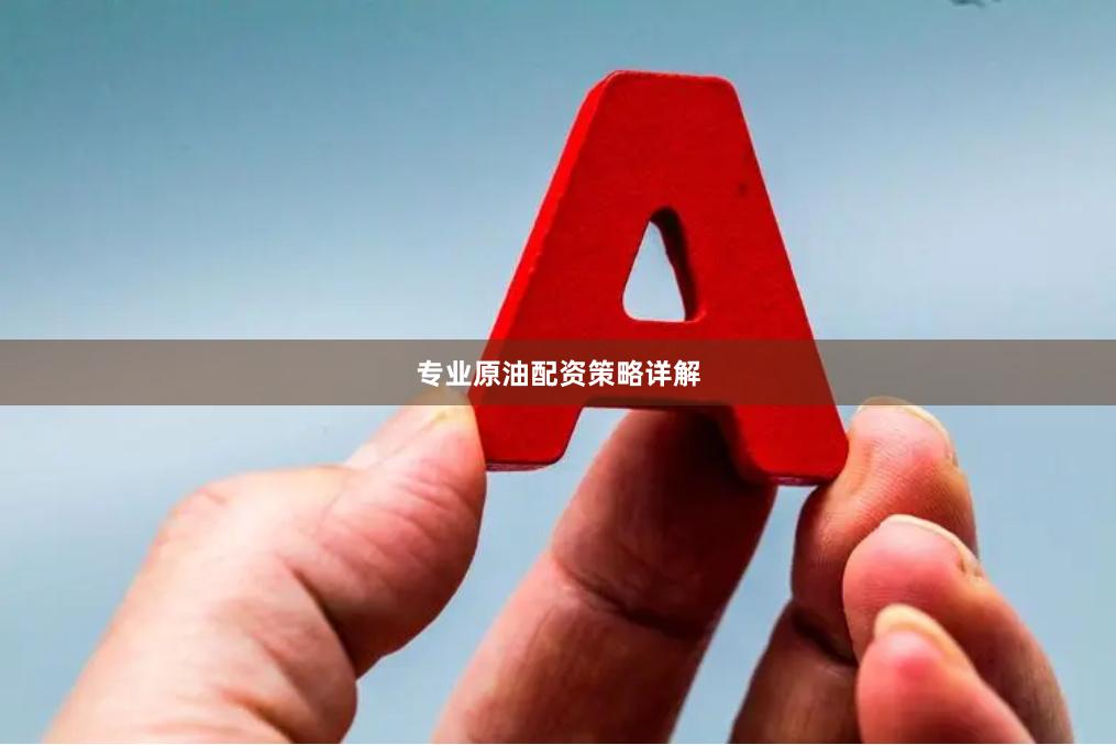 专业原油配资策略详解